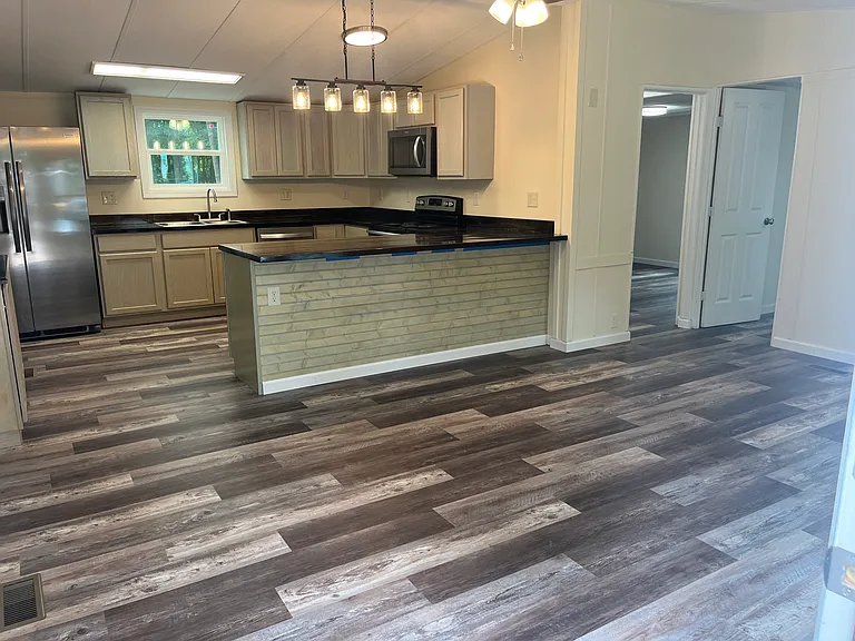 Kitchen view from Front Door