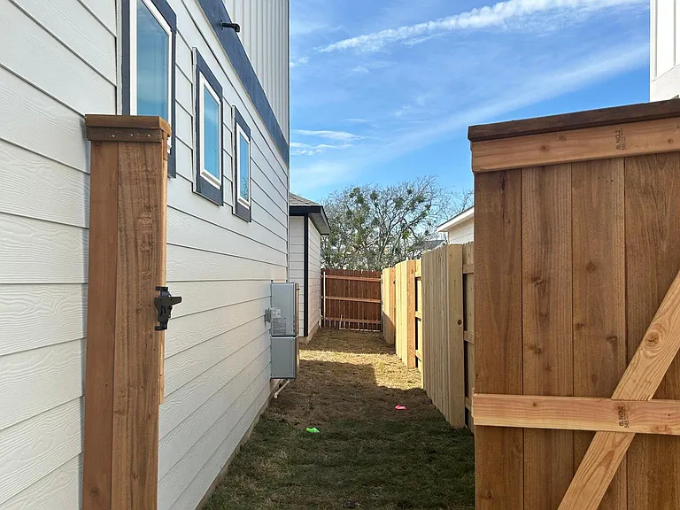back yard door