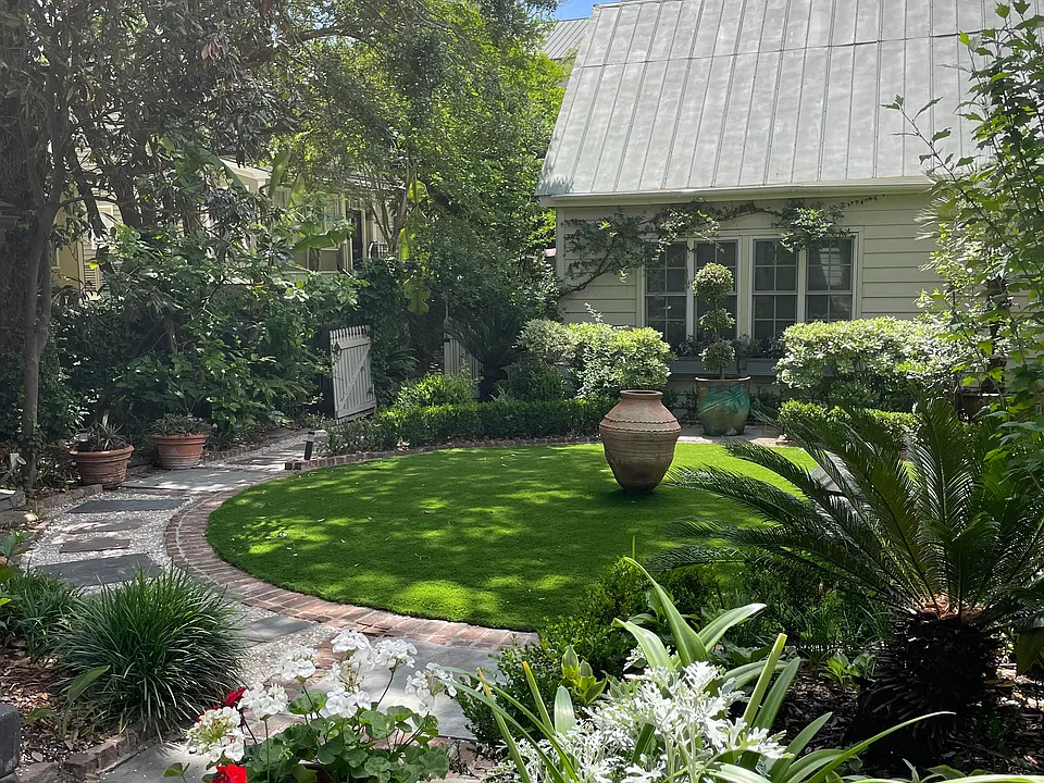 entrance to cottage