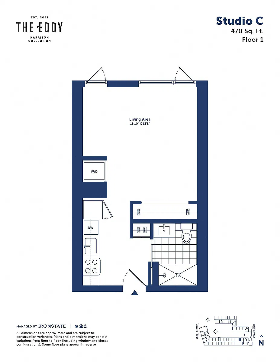 Floor plan Studio C
