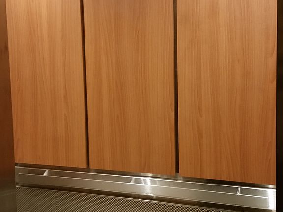 Wooden/stainsteel panels
