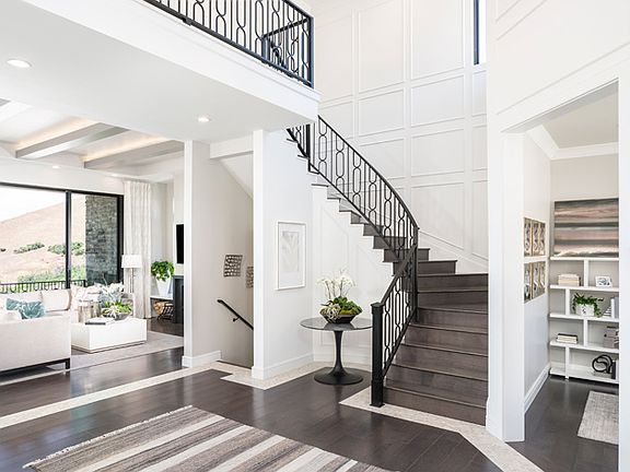 Impeccable two-story soaring foyer