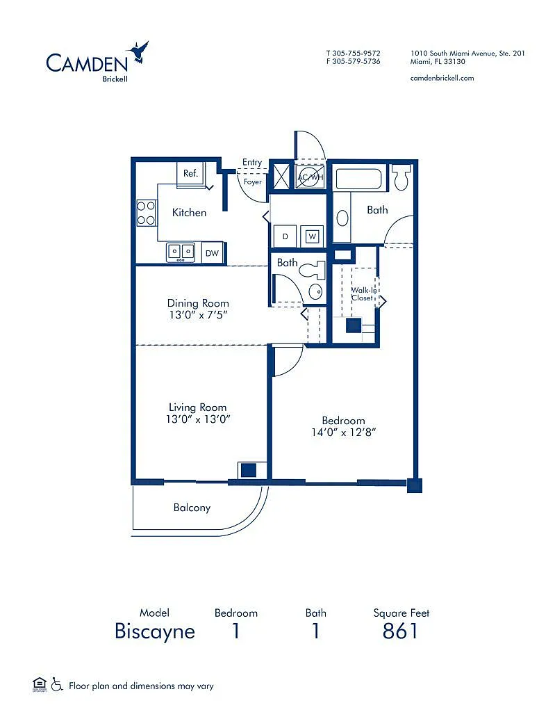 Floor plan Biscayne