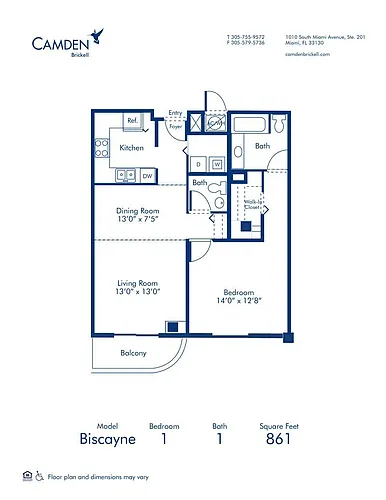 Floor plan Biscayne