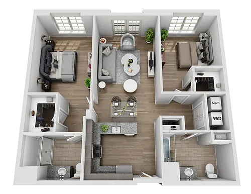 Floor plan B1