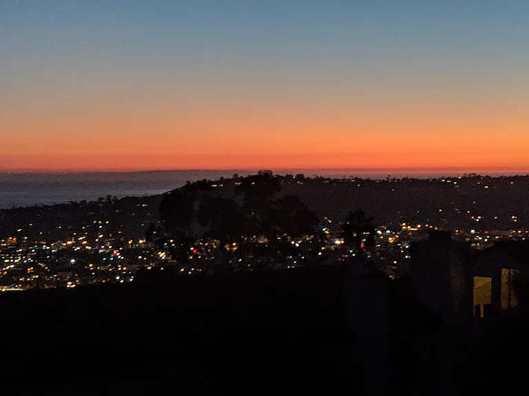 Enjoy the well known dramatic "red" sunsets of Santa Barbara along with the Ocean, Harbor views & city lights right from almost anywhere in the house and the decks.