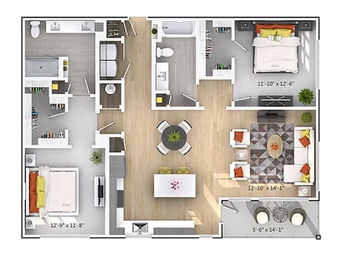 Floor plan Kingswood