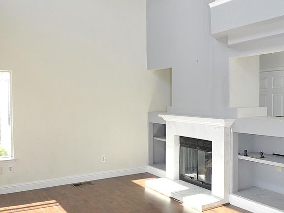 high ceiling family room