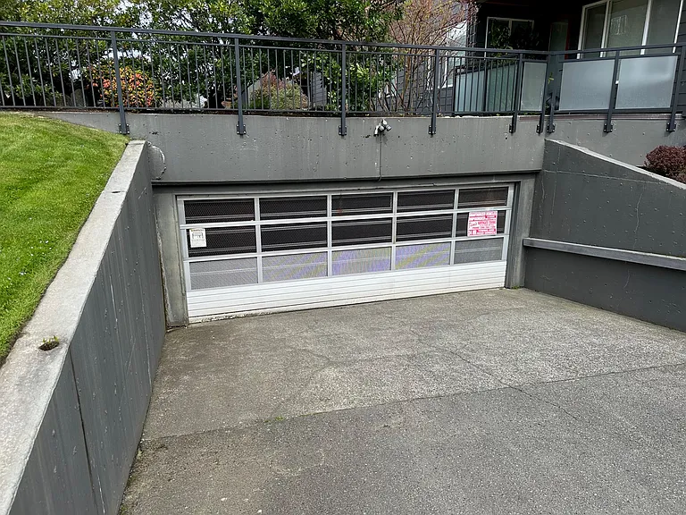 Secured parking garage