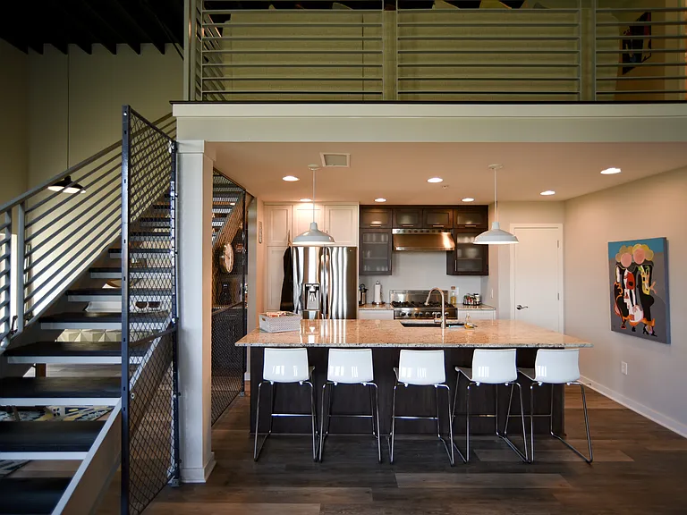 Well oriented kitchen.