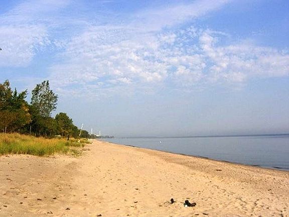 Private Sandy Beach on Lake Erie