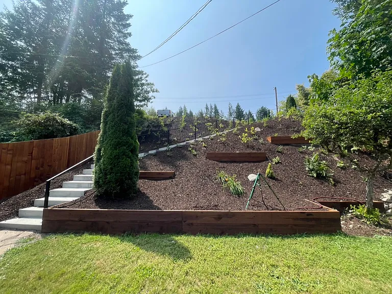 Access to the home is via stairs