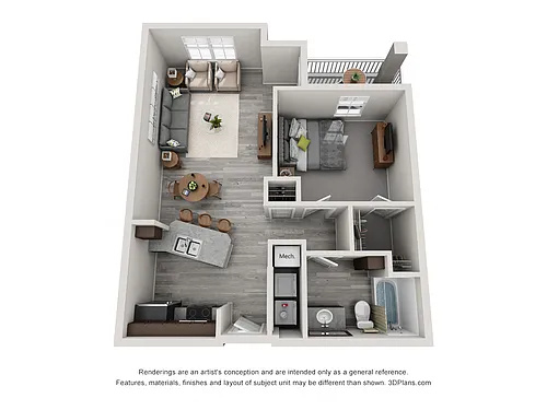 Floor plan The Drake