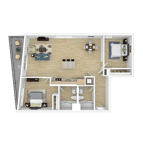 Floor plan B1