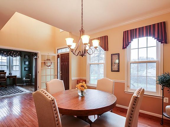 Dining room with view of Entrance and Office