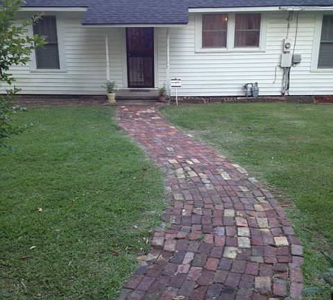 View from detached garage