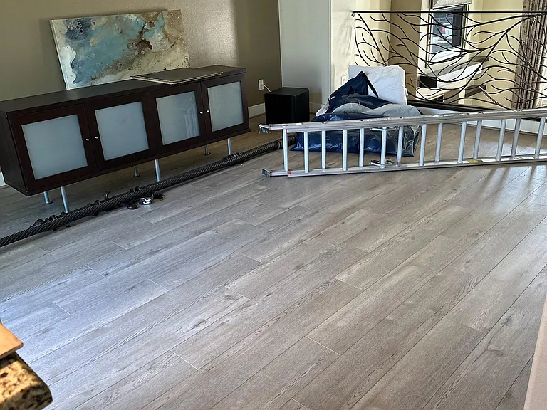 Dining area (during renovation and pre-paint)