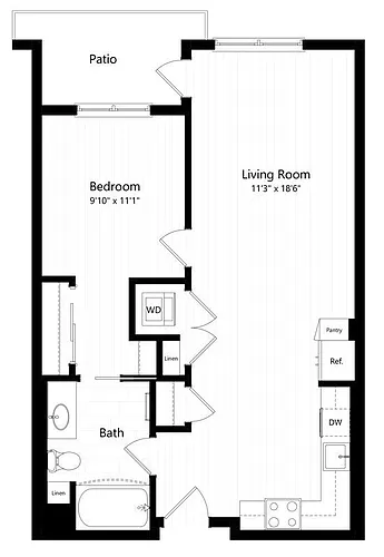 Floor plan 2-A1b