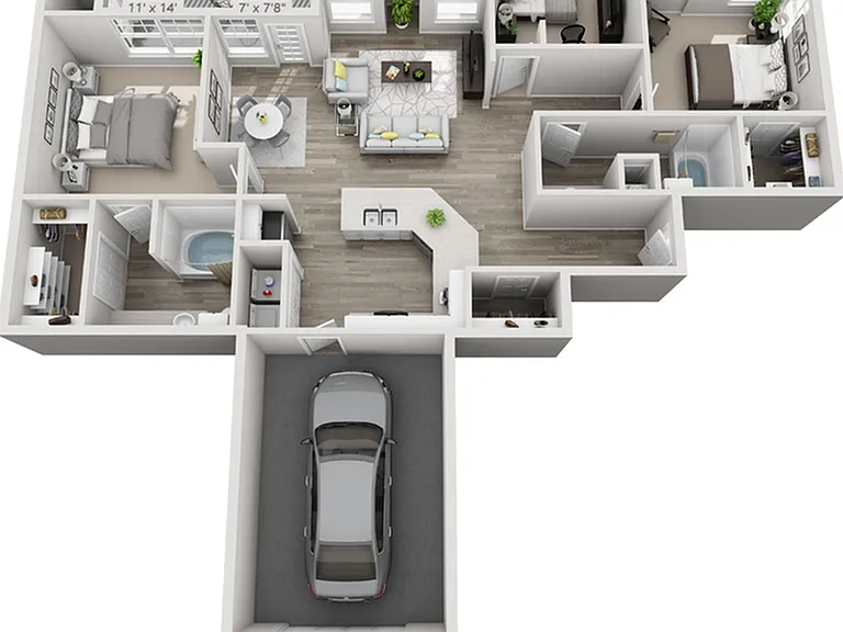 Harlowe_C1_3b 2b 1397 sqft Harlowe_C1_3b 2b 1397 sqft
