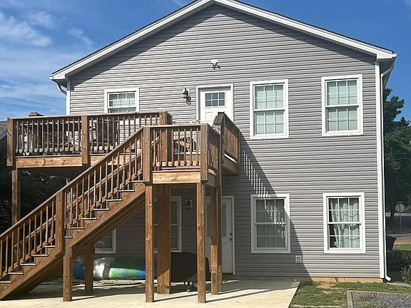 Back of Duplex Showing Unit B Front Door