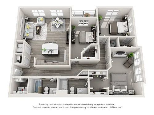 Floor plan 3X2 A