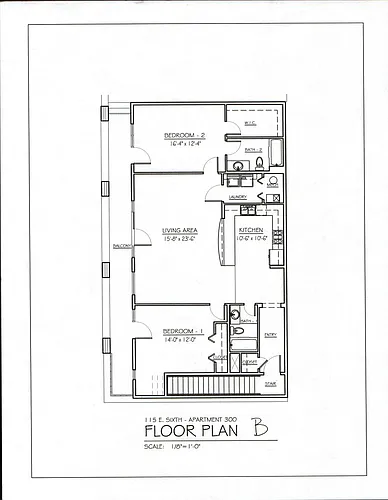 Floor plan B