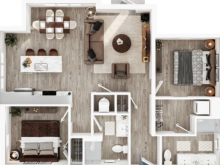 Lusso Two Bedroom S2B Lusso Two Bedroom S2B