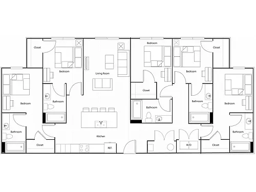 Floor plan E1