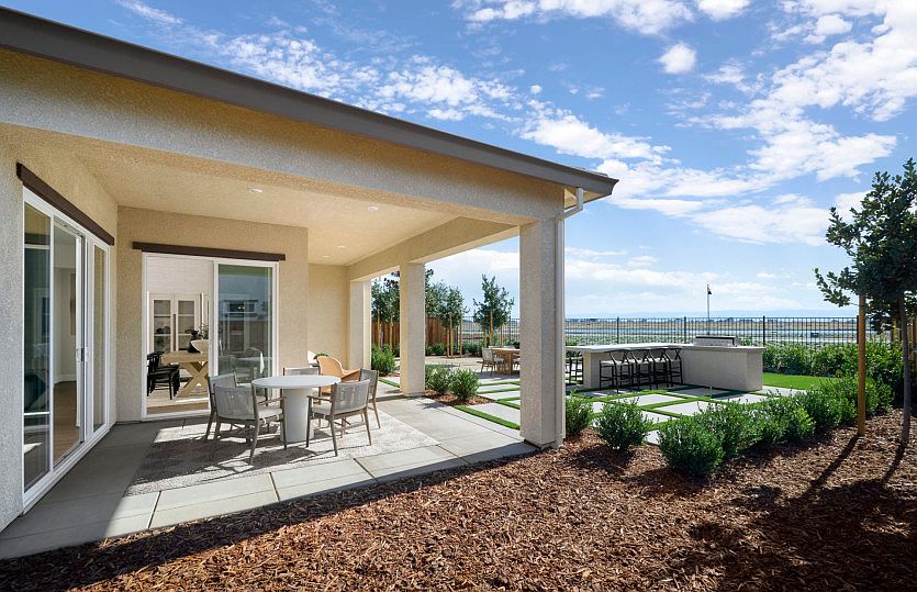Backyard patio