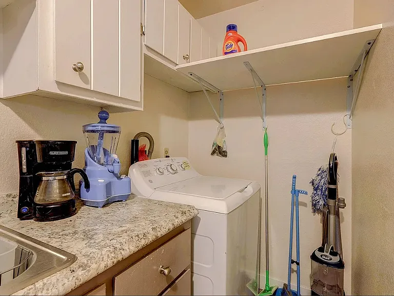 Washer dryer in the house