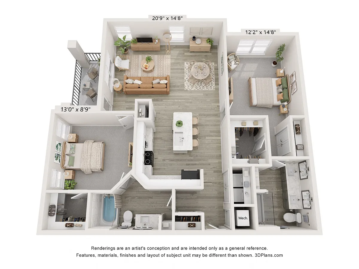 Floor plan B3