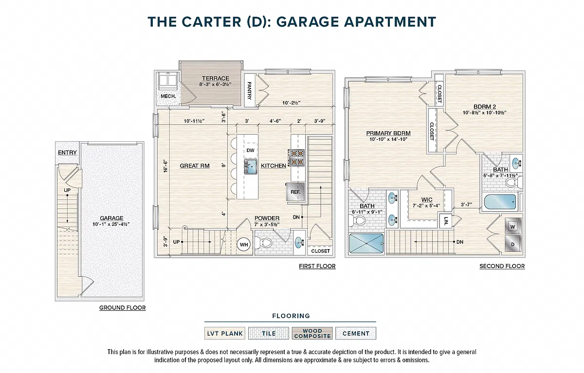Floor plan The Carter (D)