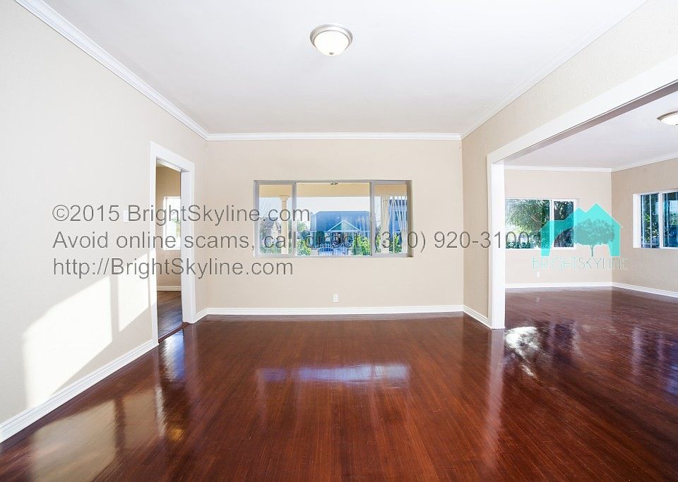 Living Area with Refinished Hardwood Floors