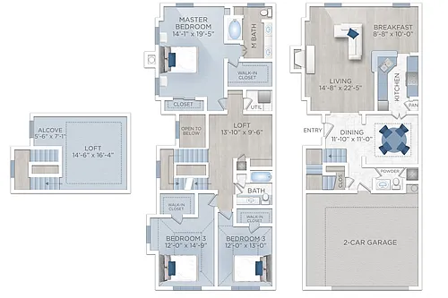 Floor plan Napoli (S-V)