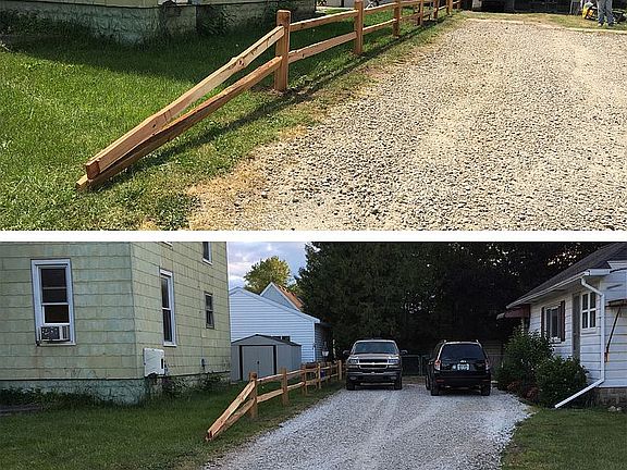 Crushed Limestone Driveway 