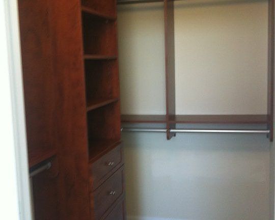 BR closet with built-in's