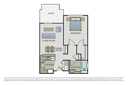 Floor plan Plan 1A