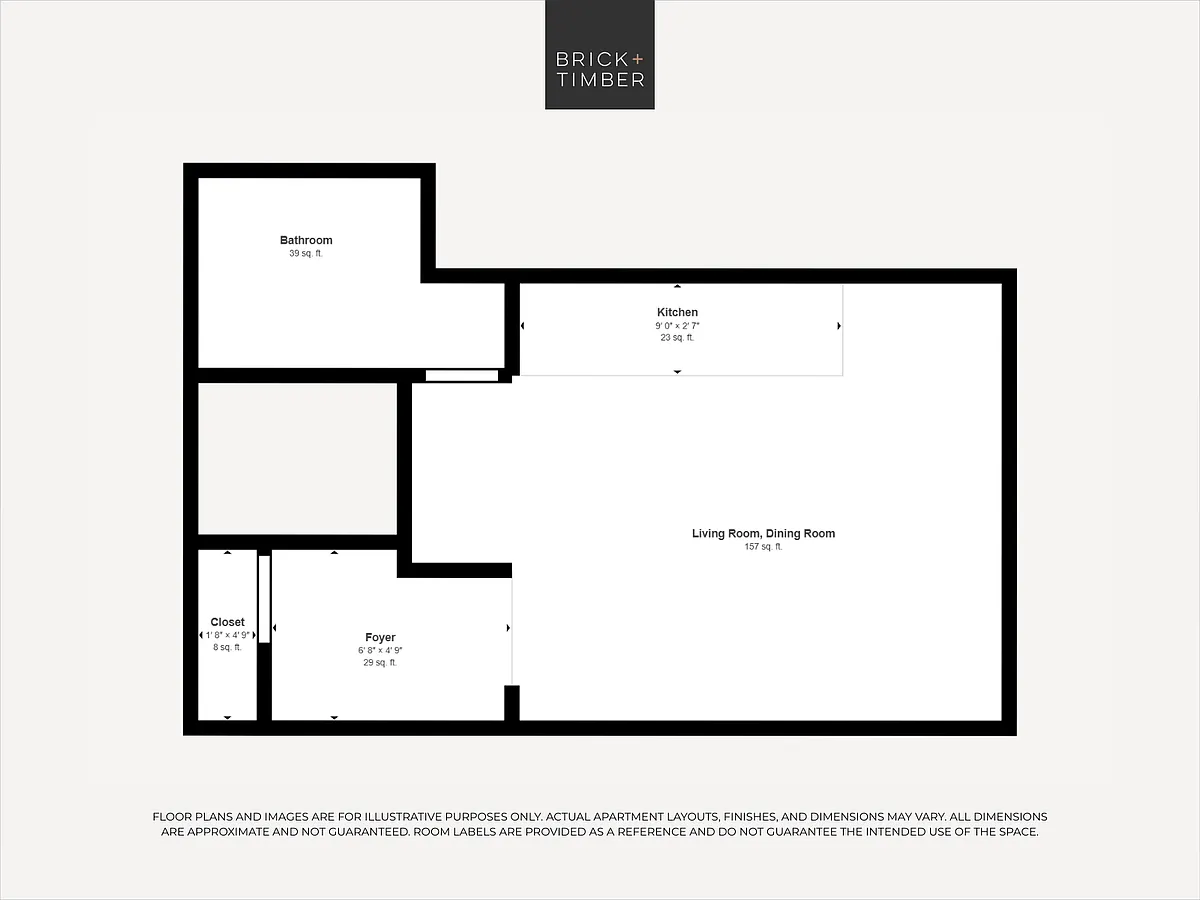 Floor plan Studio