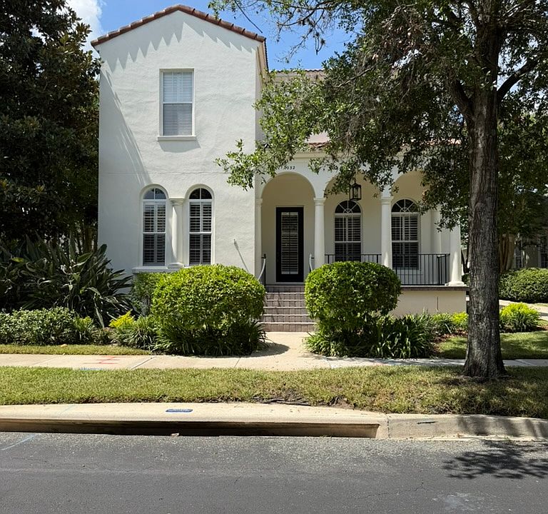 Front, Single Family Mediterranean house