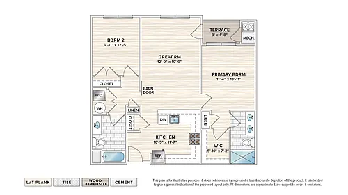Floor plan The Catalina (FMX-C1)
