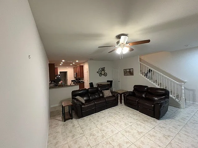 Downstairs living area