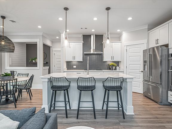 Luxurious Kitchen with Stainless Steel Appliances.