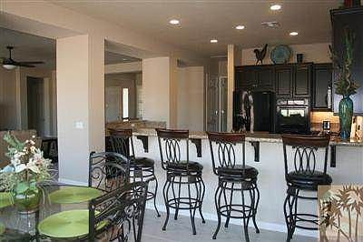 Large Breakfast Bar with barstools