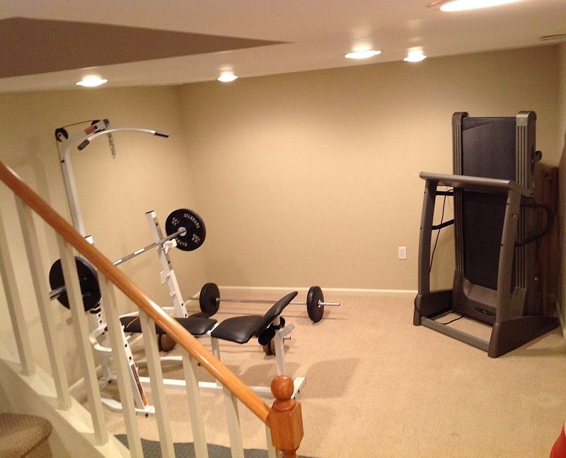 Exercise Room in Fin. Basement