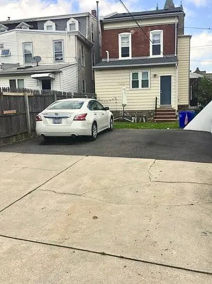 2 car drive way parking. Right side of drive