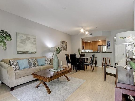 Living room, dining area, kitchen