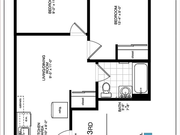 2nd image of 300 E 3rd St APT 2