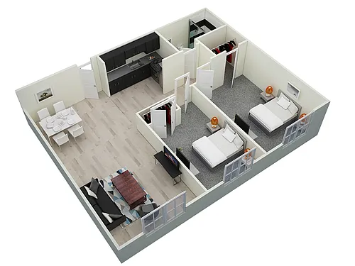 Floor plan Da Vinci