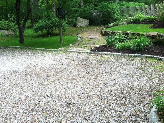 Driveway to back yard