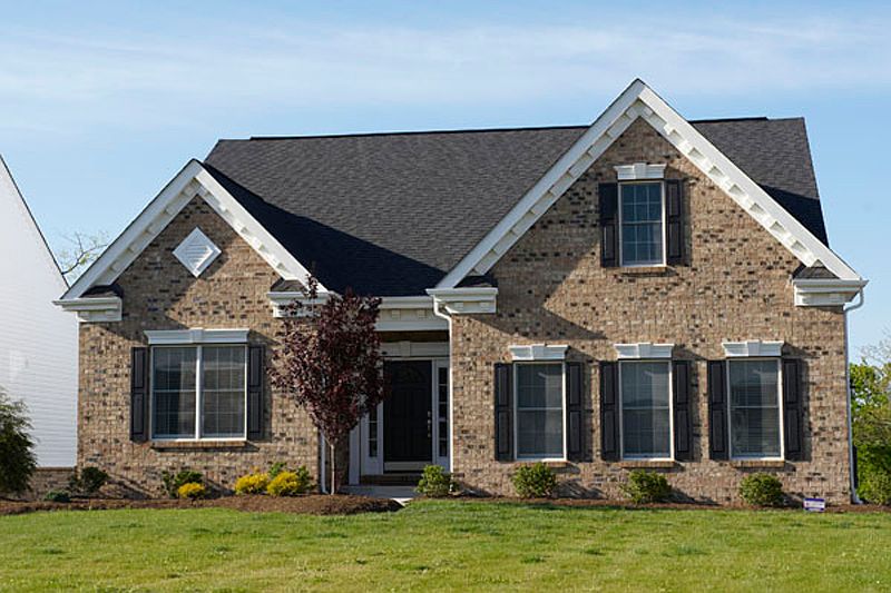 Brick Front Exterior - Illustration Only